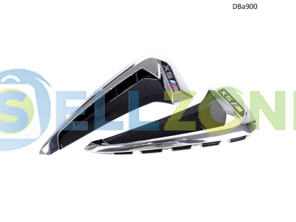 Ένθετα αεραγωγών φτερού BMW X5 F15 X6 F16 χρώμιο - DBa900